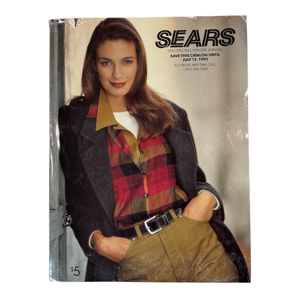 Vintage Sears 92 93 Catalog Fall Winter Annual 90's Nostalgia Fashion 1600+ Pgs